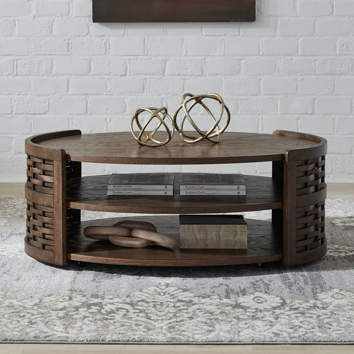 369-OT1010 - Oval Cocktail Table - Liberty Furniture