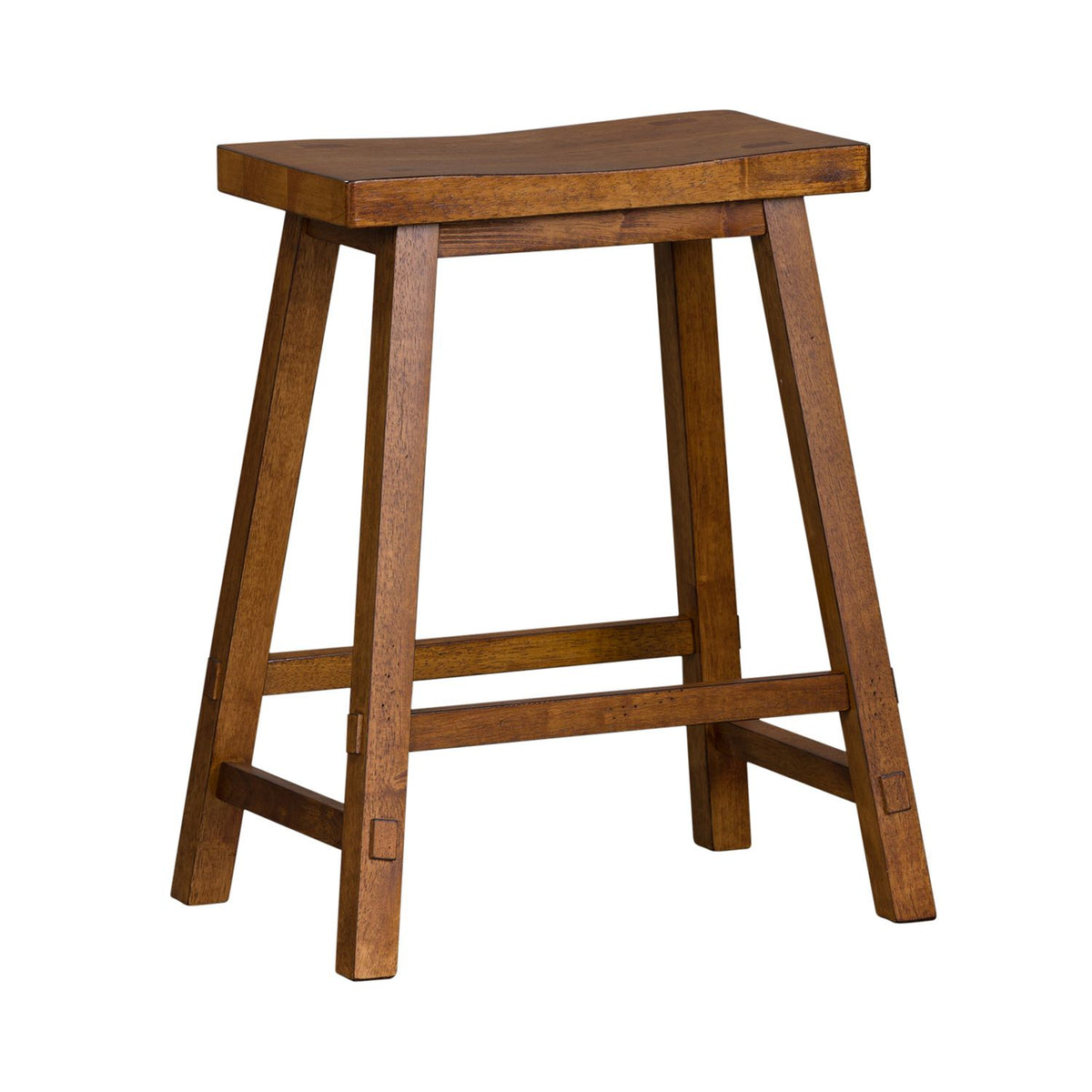 38-B1824 - 24 Inch Sawhorse Counter Stool - Tobacco (RTA) - Liberty Furniture