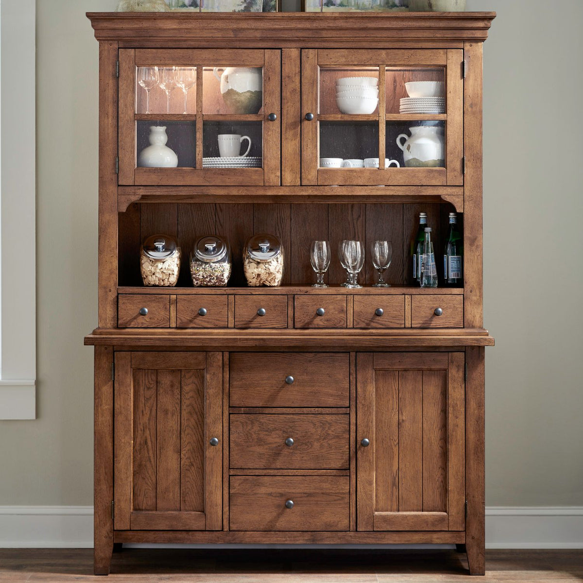 382-DR-HB - Hutch & Buffet - Liberty Furniture