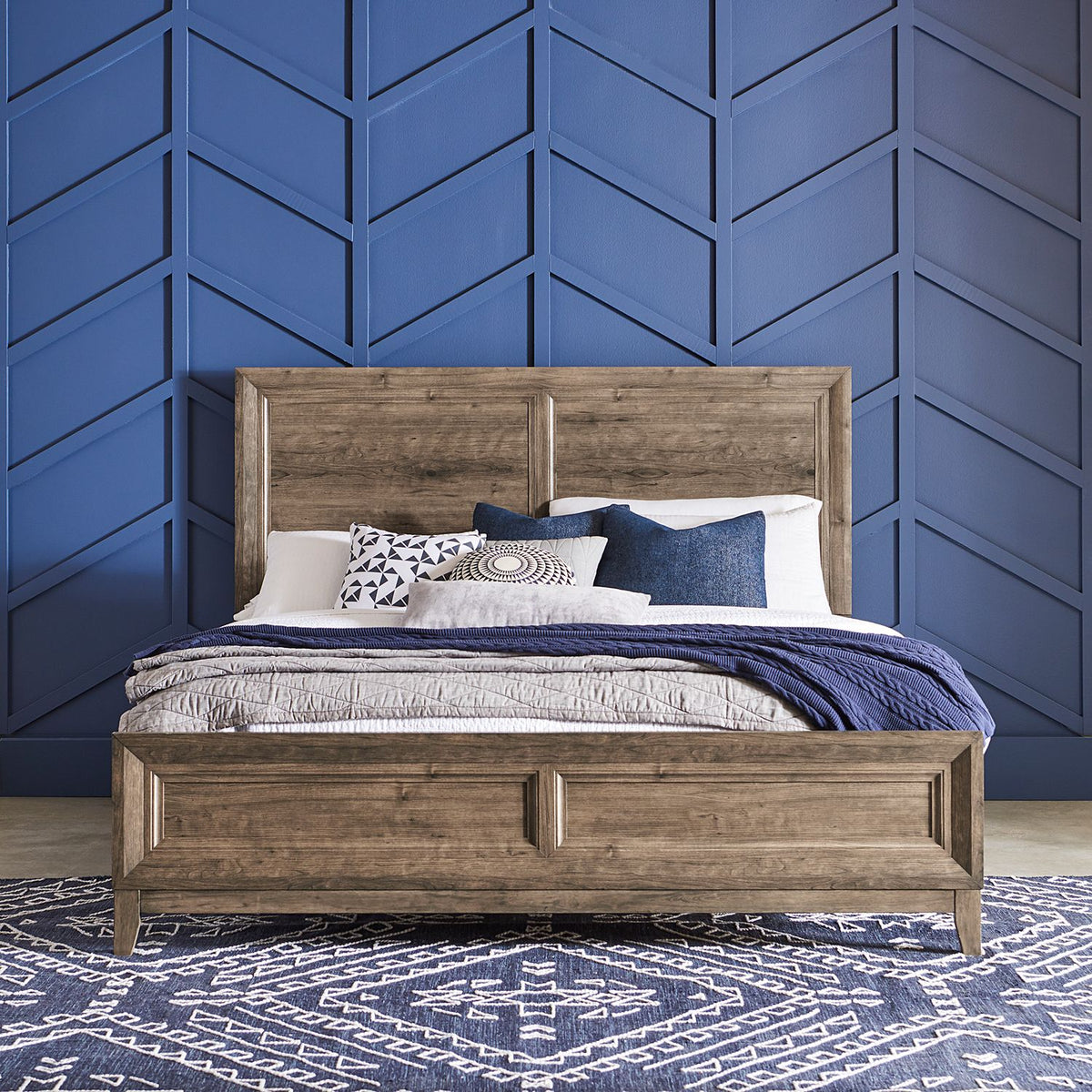 384-BR-CPB - King California Panel Bed - Liberty Furniture