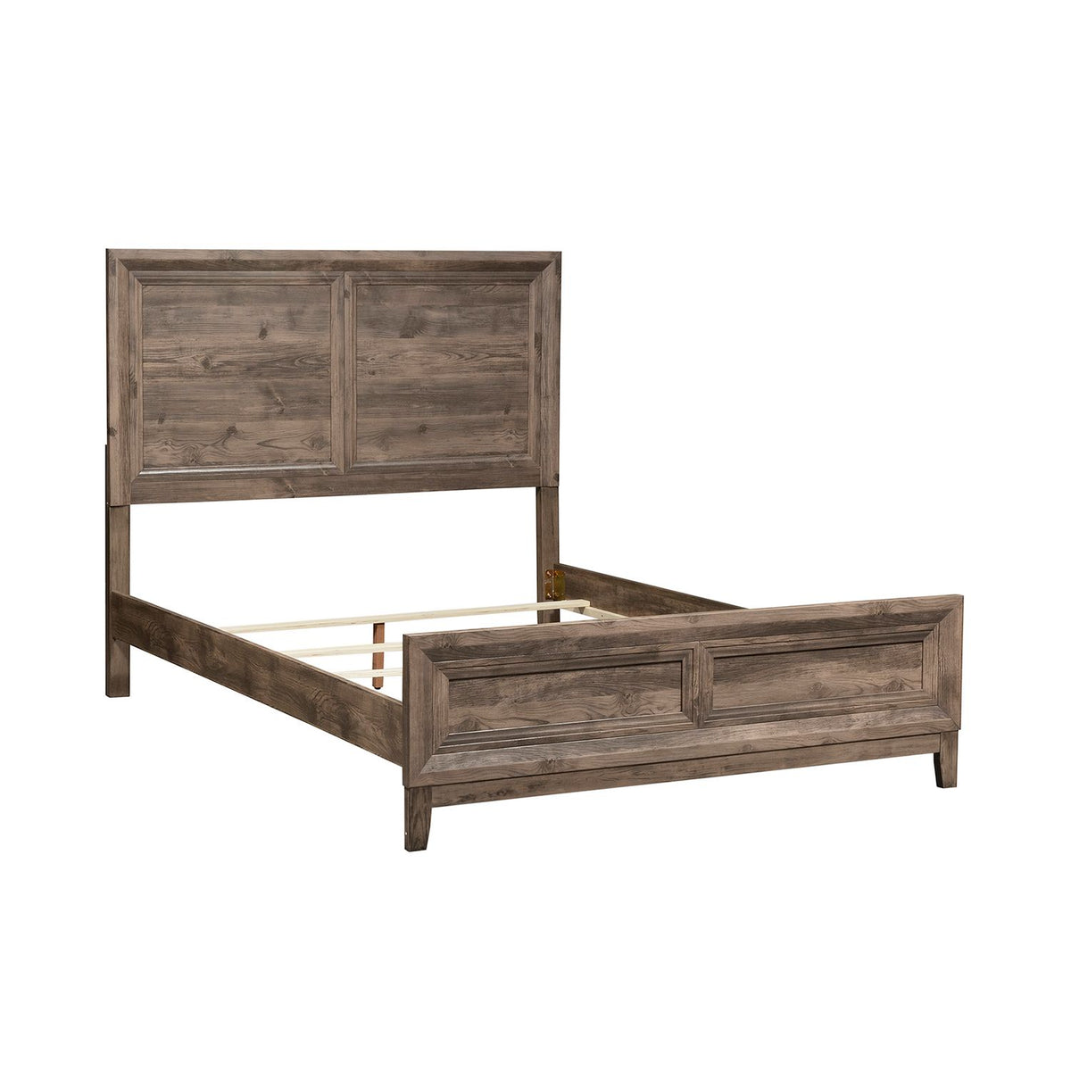 384-BR-KPBDMCN - King Panel Bed, Dresser & Mirror, Chest, Night Stand - Liberty Furniture