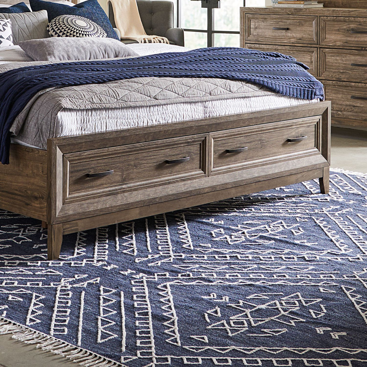384-BR14FS - Queen Storage Footboard - Liberty Furniture