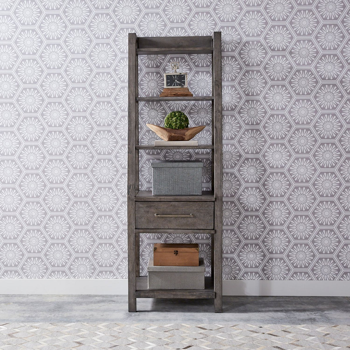 406-HO201 - Leaning Bookcase - Liberty Furniture