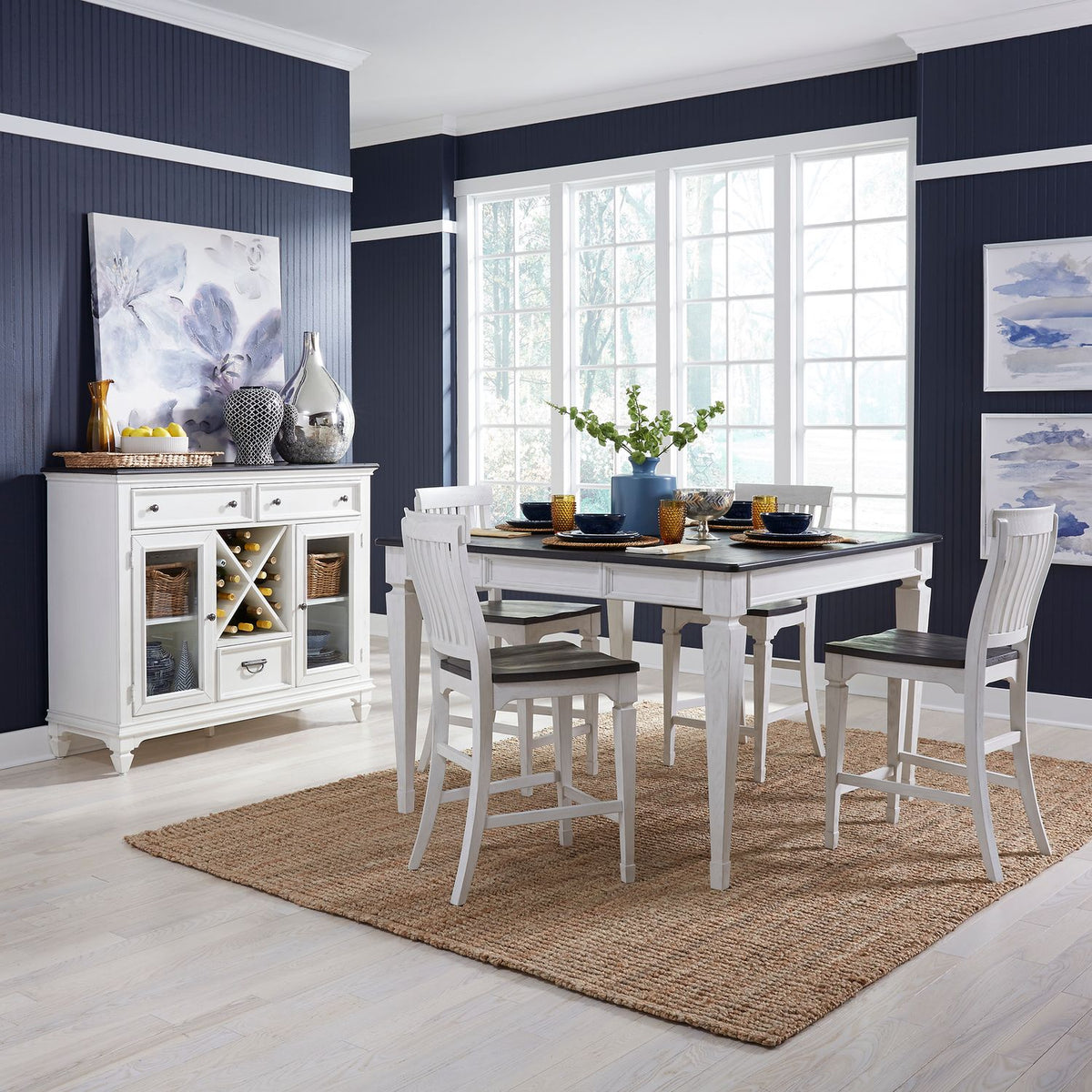417-DR-5GTS - 5 Piece Gathering Table Set - Liberty Furniture