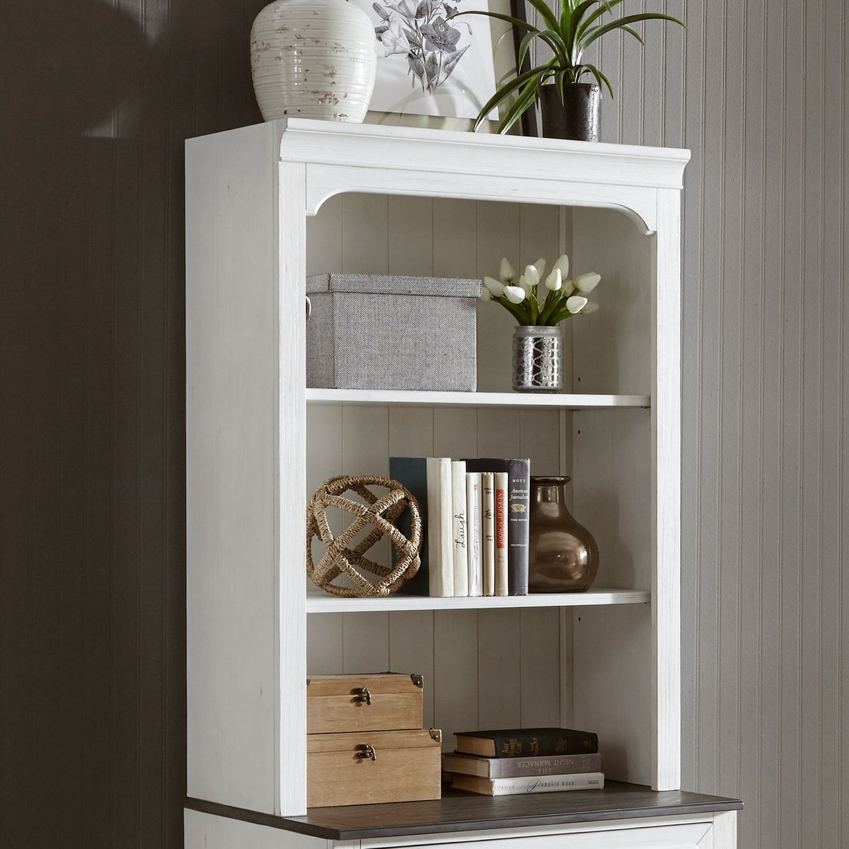 417-HO135 - Bunching Lateral File Hutch - Liberty Furniture