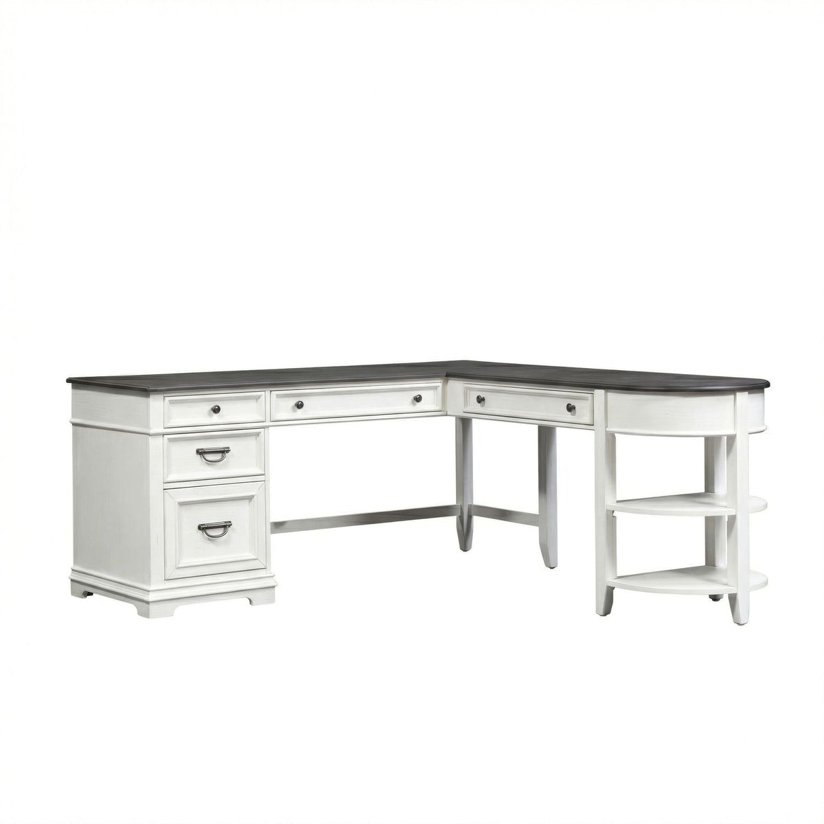 417-HOJ-OLSD - Opt L Shaped Desk Set - Liberty Furniture