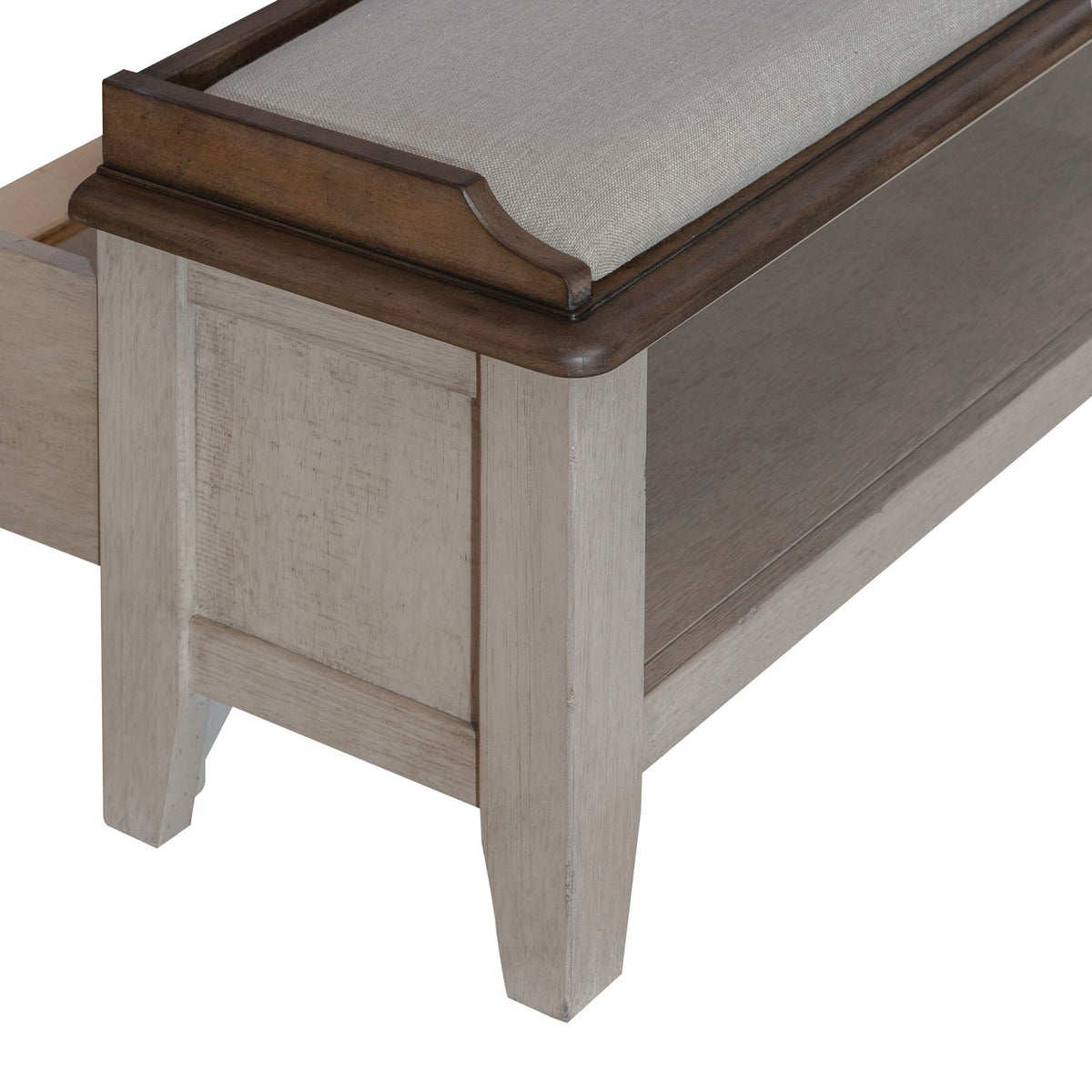457-BR14FS - Queen Uph Bench Footboard - Liberty Furniture