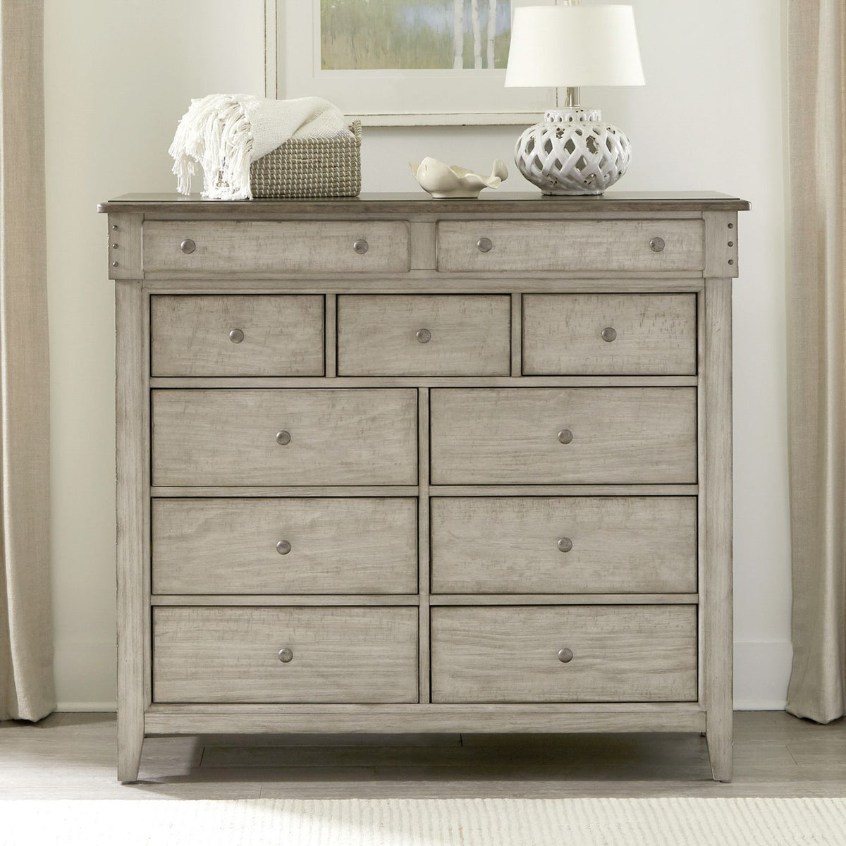 457-BR32 - 11 Drawer Chesser - Liberty Furniture