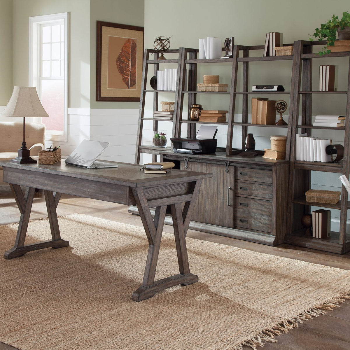 466-HOJ-CDS - Complete 3 Piece Desk - Liberty Furniture
