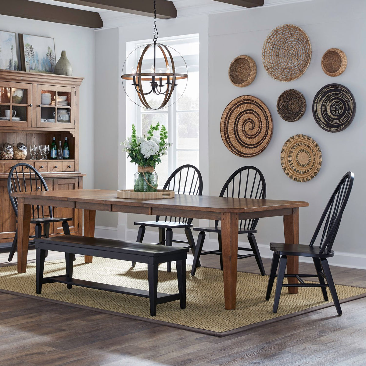 482-DR-6RTS - 6 Piece Rectangular Table Set - Liberty Furniture