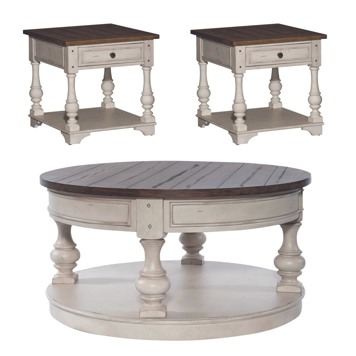 498-OT-O3PCS - Opt 3 Piece Set (1-Cocktail 2-End Tables) - Liberty Furniture