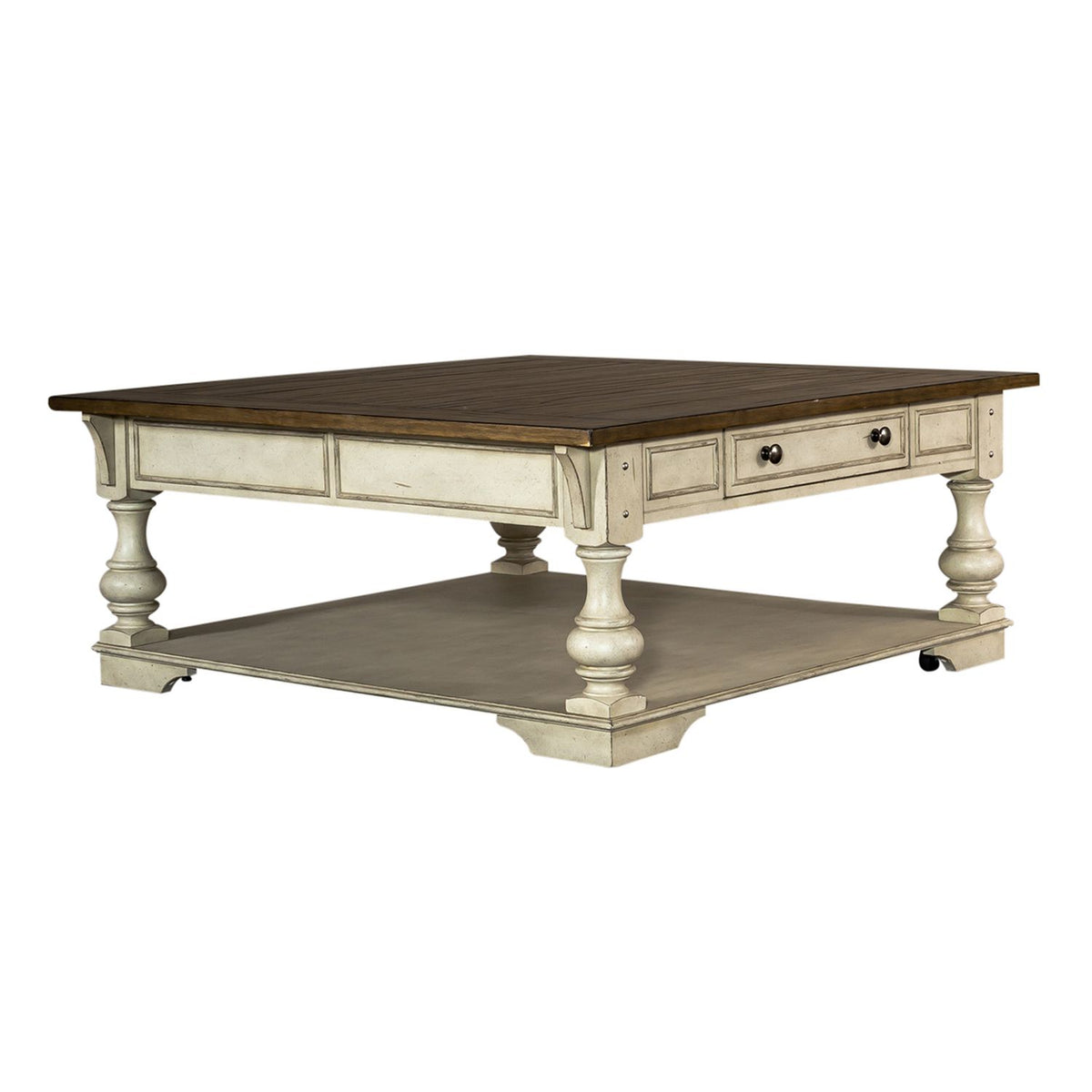 498-OT1012 - Drawer Square Cocktail Table - Liberty Furniture