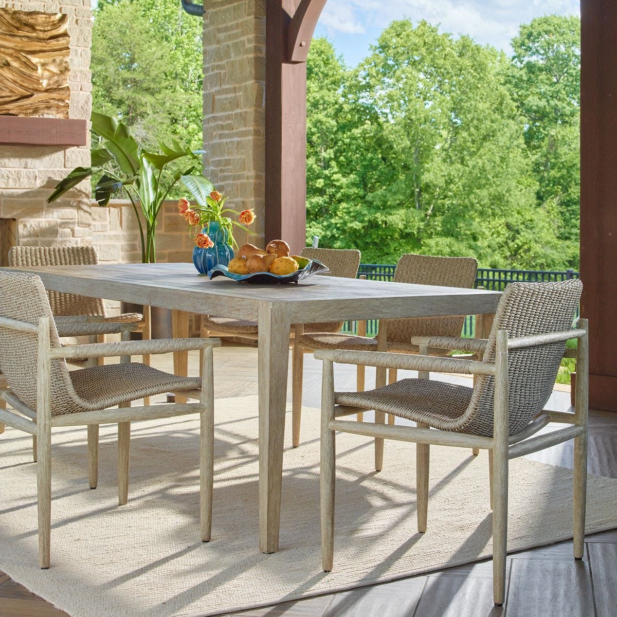 Sumba Outdoor Dining Chair, Oatmeal