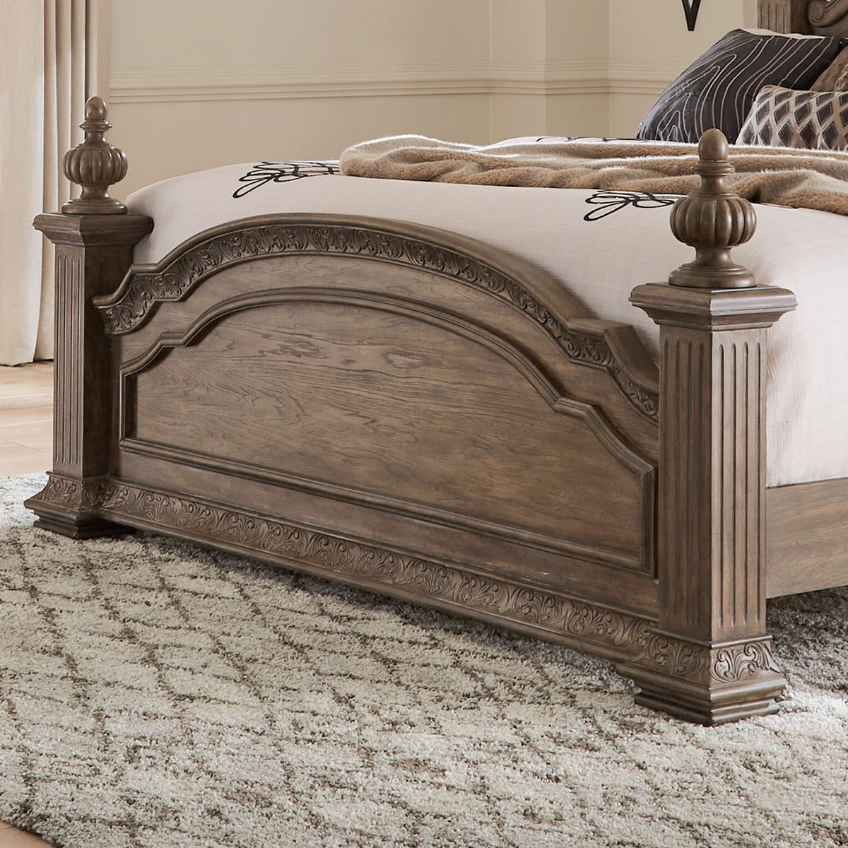 502-BR02 - Queen Poster Footboard - Liberty Furniture
