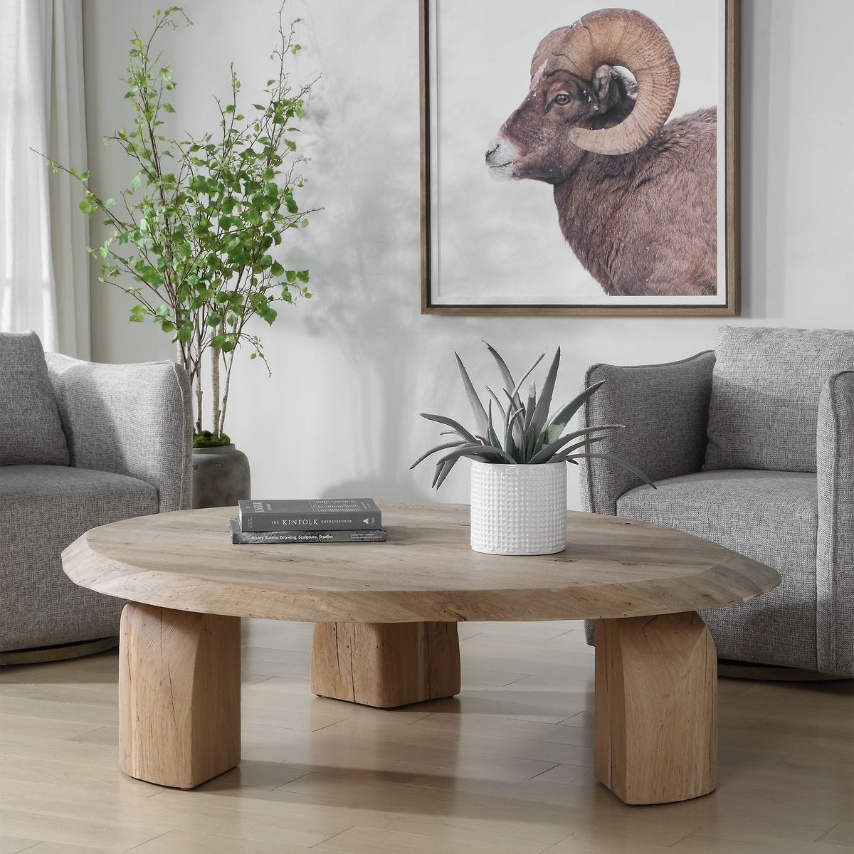 Tiernan Coffee Table, 2 Cartons