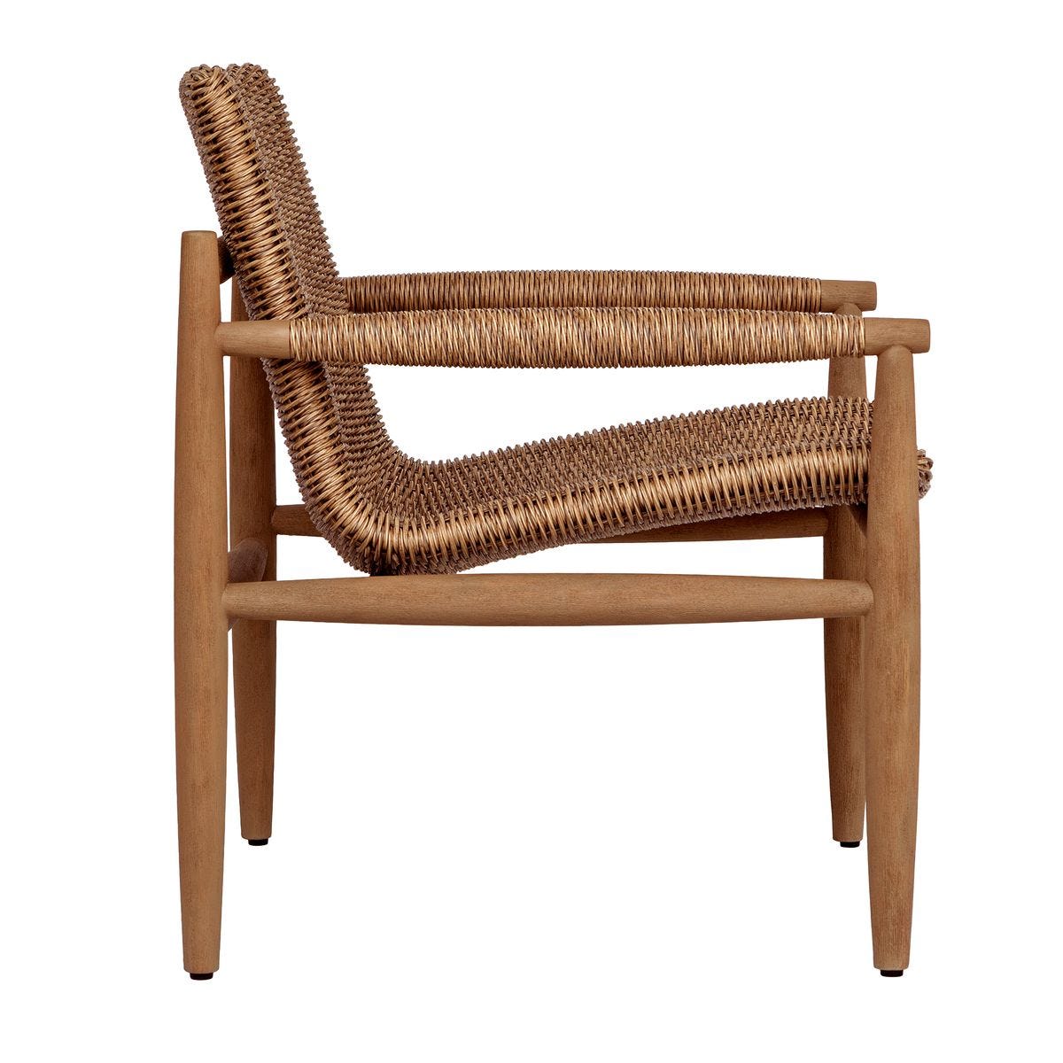 Sumba Outdoor Lounge Chair, Golden Flax
