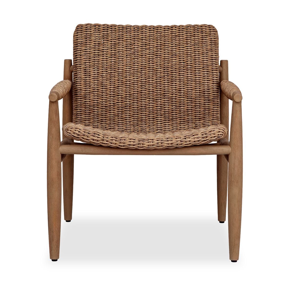 Sumba Outdoor Lounge Chair, Golden Flax