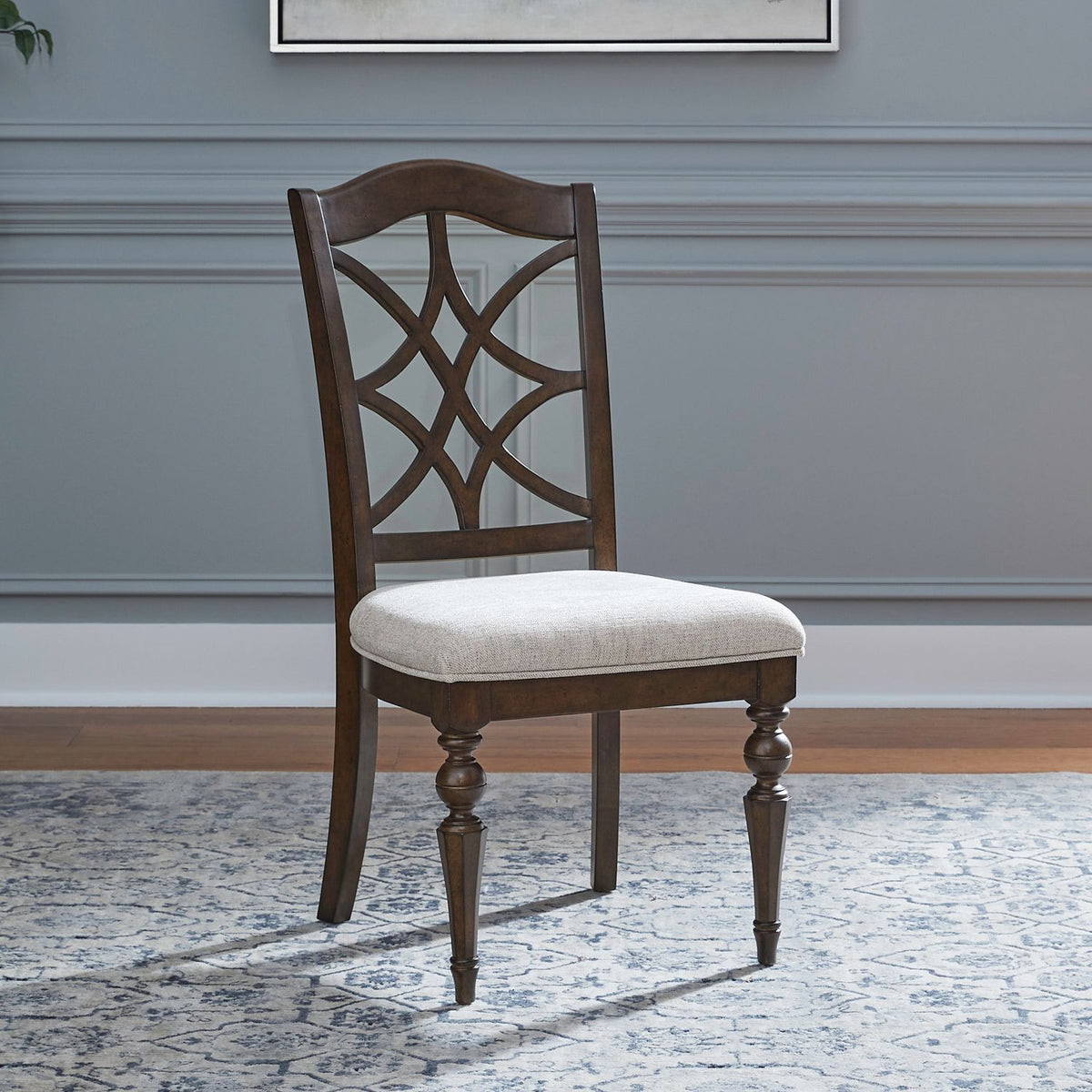 512-C2501S - Splat Back Side Chair (RTA) - Liberty Furniture