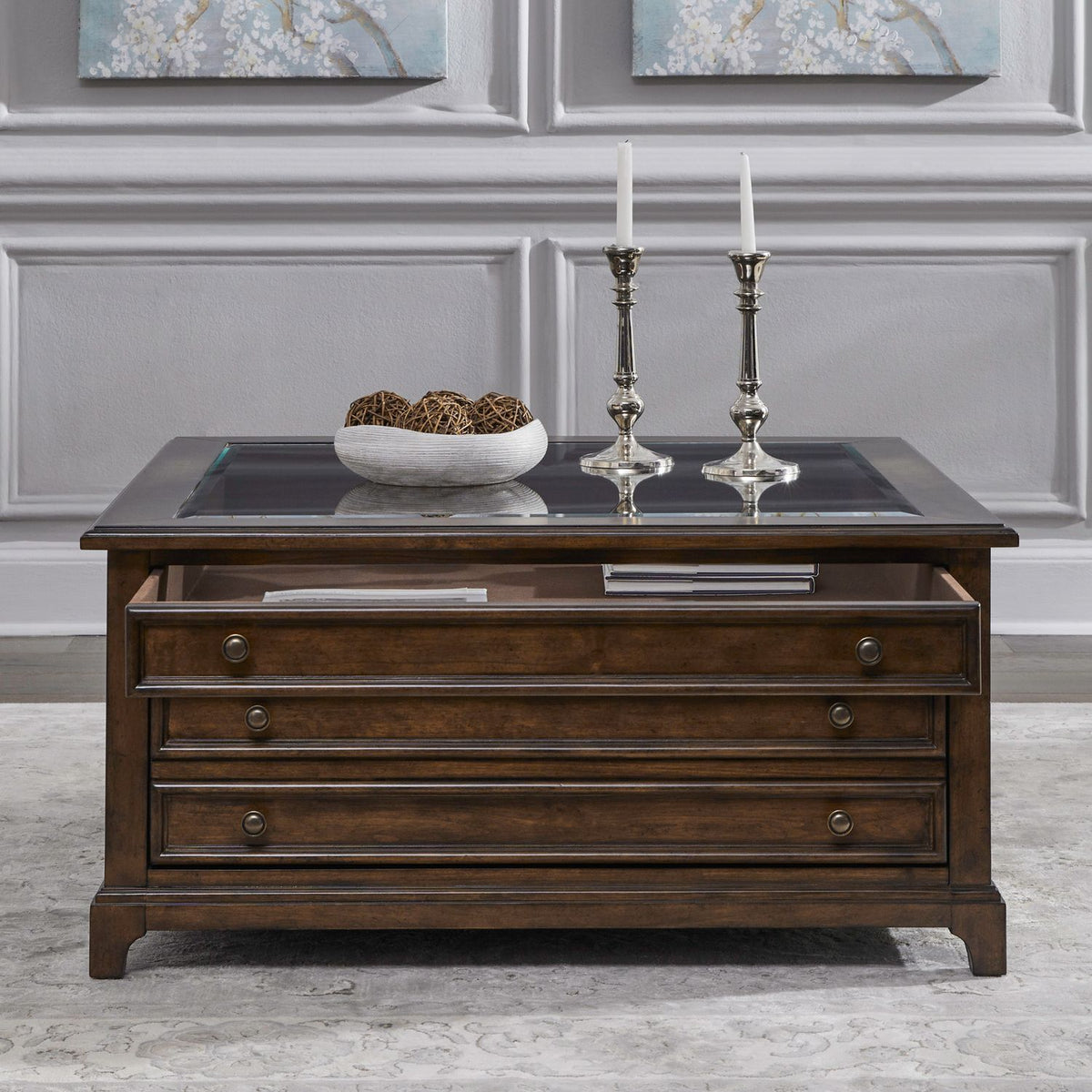 512-OT1011 - Square Collector Cocktail Table - Liberty Furniture