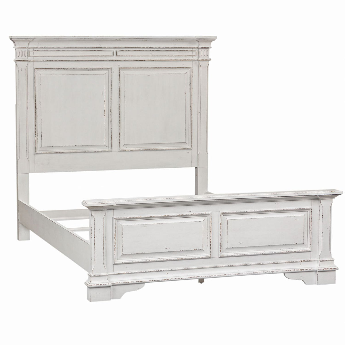 520-BR-KPBDMC - King Panel Bed, Dresser & Mirror, Chest - Liberty Furniture