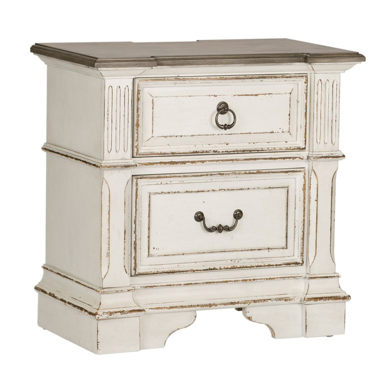 520-BR-QPBDMCN - Queen Panel Bed, Dresser & Mirror, Chest, Night Stand - Liberty Furniture