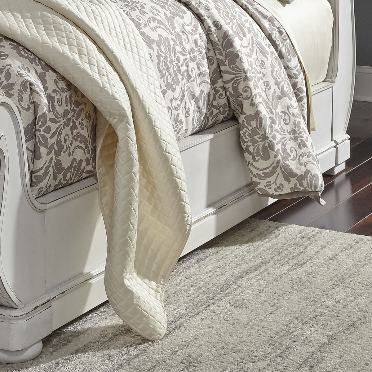520-BR92 - Uph Sleigh Bed Rails - Liberty Furniture