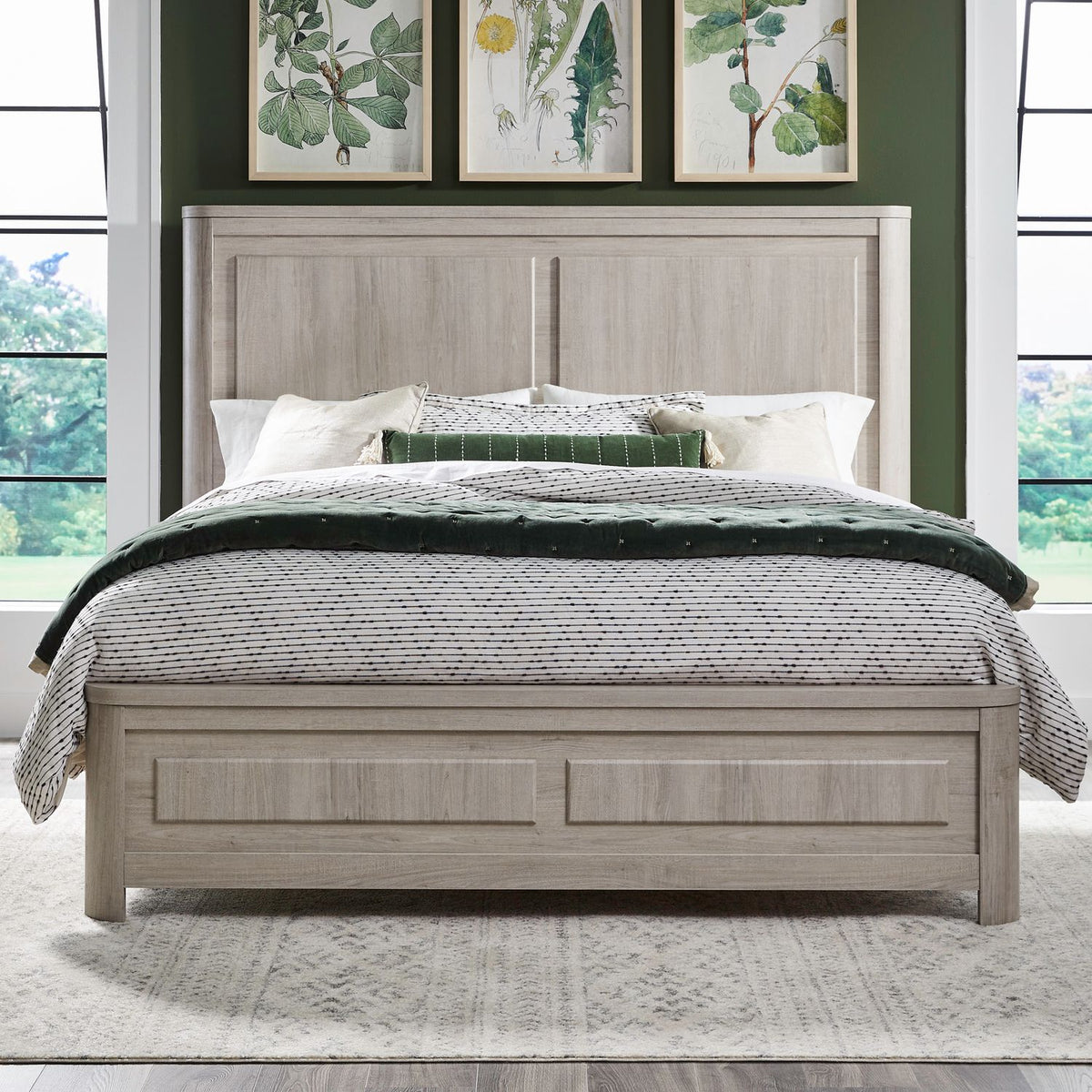 522-BR-KPB - King Panel Bed - Liberty Furniture