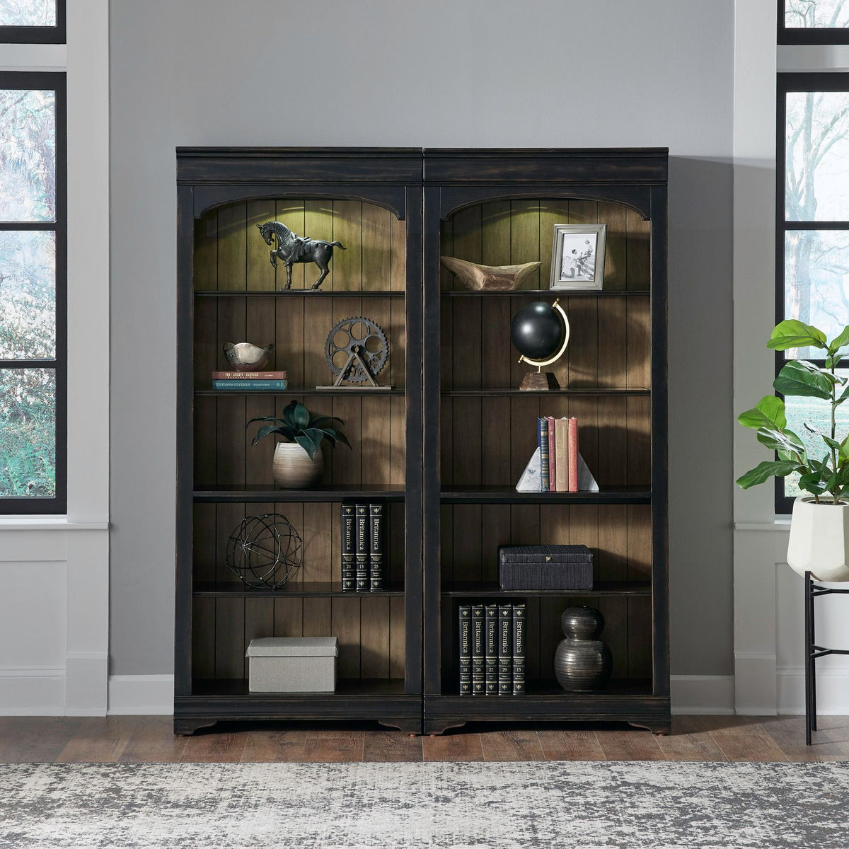 532-HO-2BB - 2 Piece Bunching Bookcase - Liberty Furniture