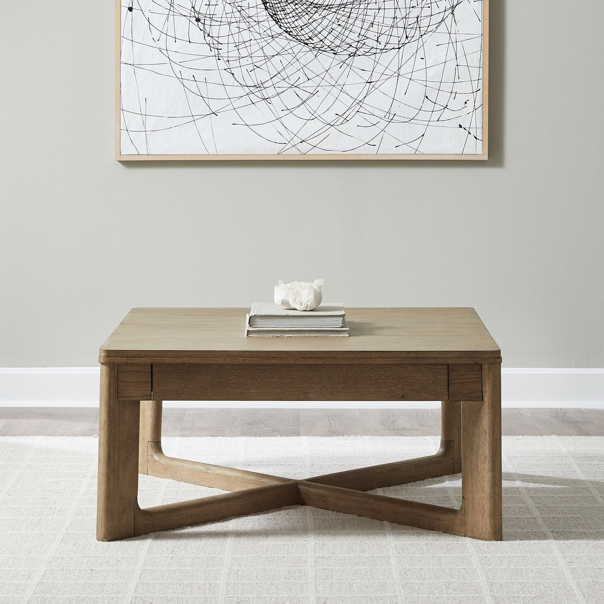 536-OT1011 - Square Cocktail Table - Liberty Furniture