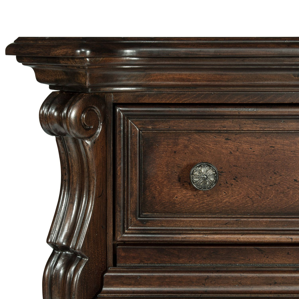 575-BR-KSLDMCN - King Sleigh Bed, Dresser & Mirror, Chest, Night Stand - Liberty Furniture