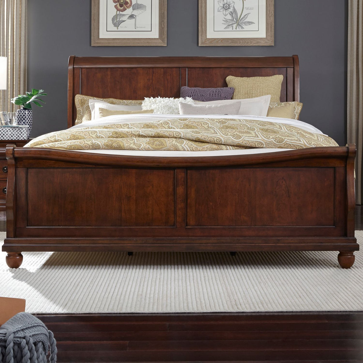 589-BR21F - Queen Sleigh Footboard - Liberty Furniture