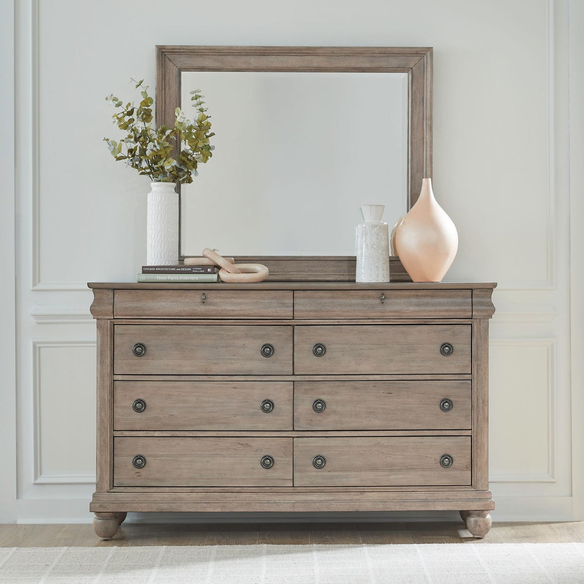 589WT-BR-DM - Dresser & Mirror - Liberty Furniture