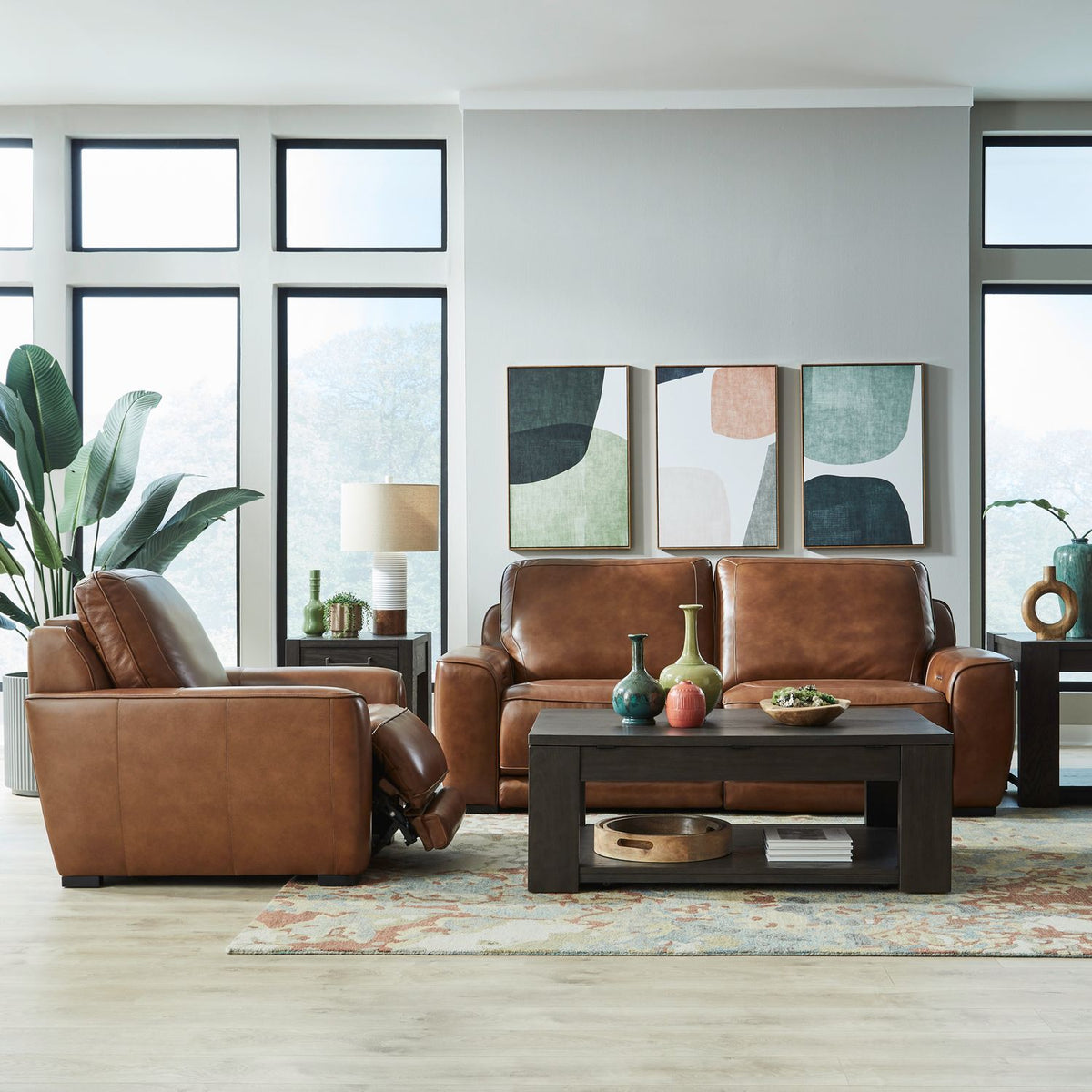6000HN-UPH-SOREC - Sofa & Recliner - Liberty Furniture