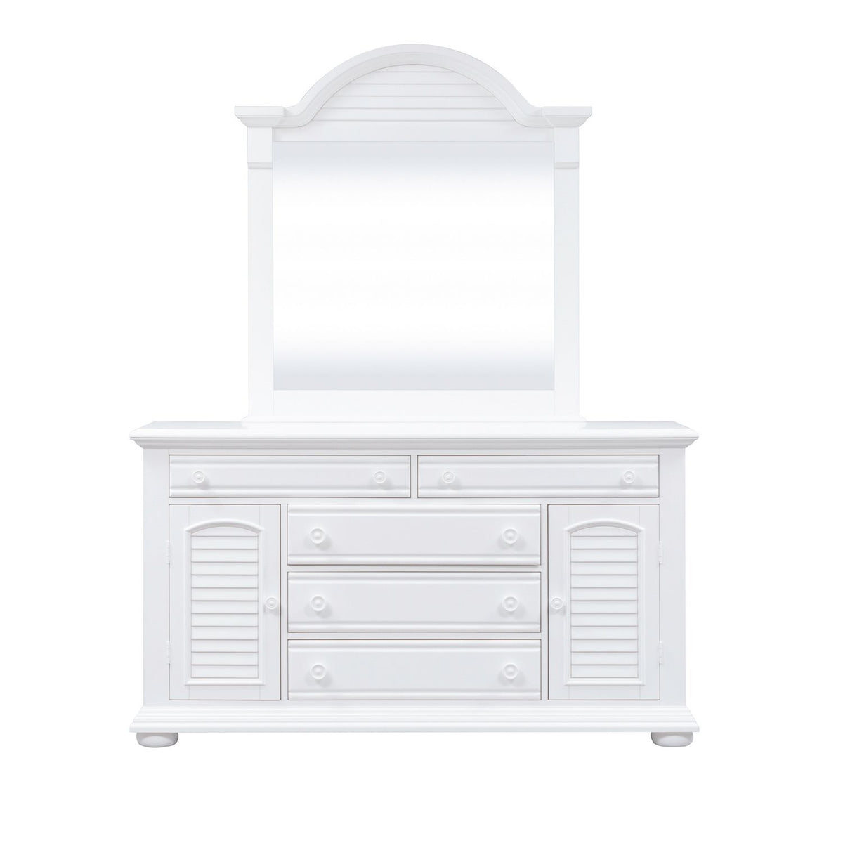 607-BR32 - 2 Door 5 Drawer Dresser - Liberty Furniture