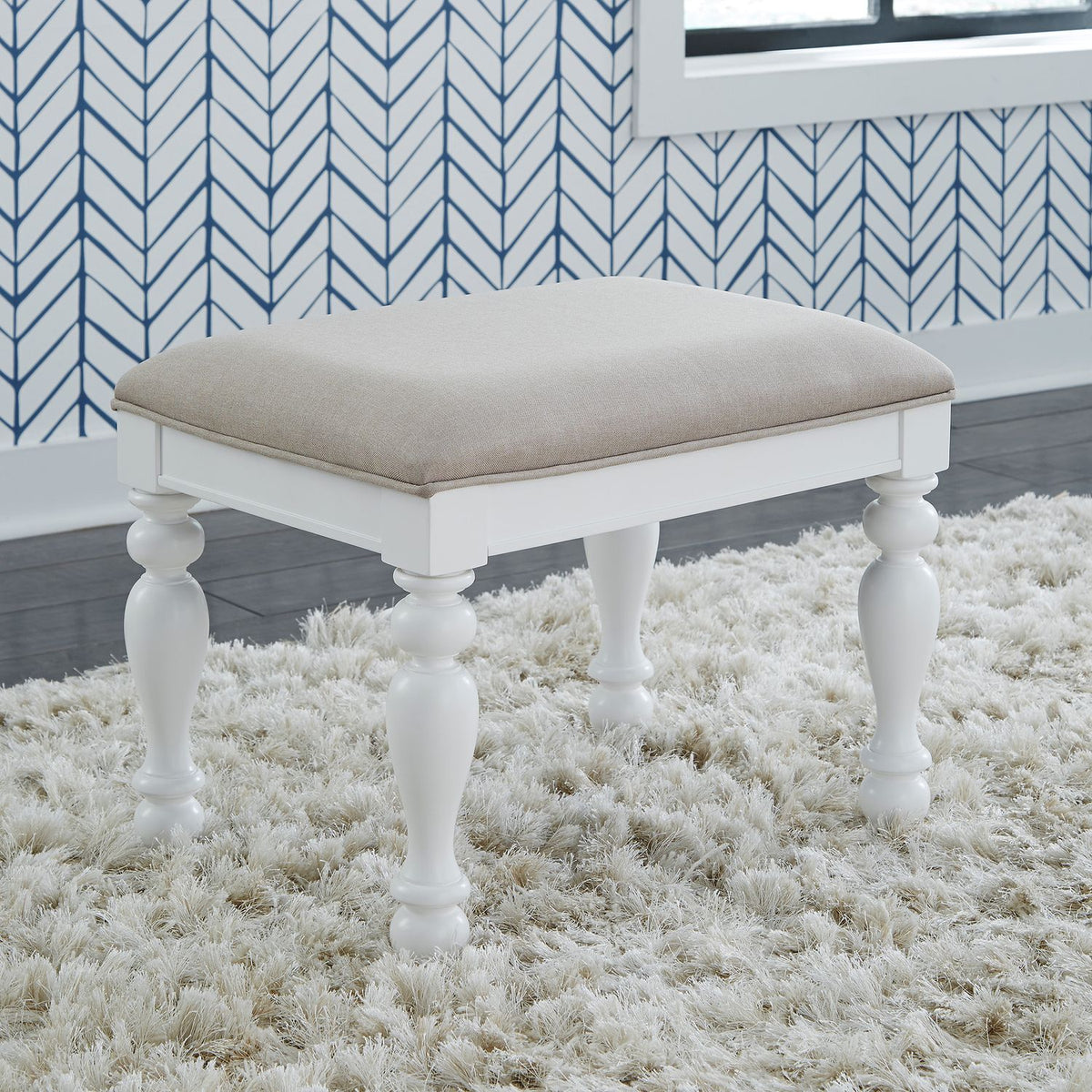 607-BR99 - Vanity Stool - Liberty Furniture