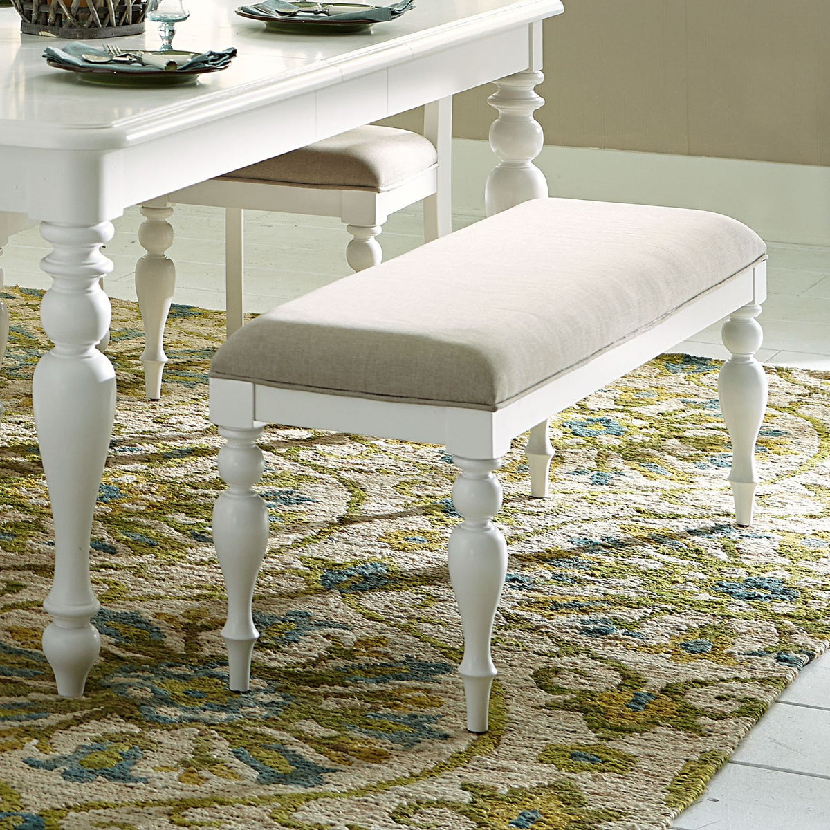 607-C9001B - Bench (RTA) - Liberty Furniture