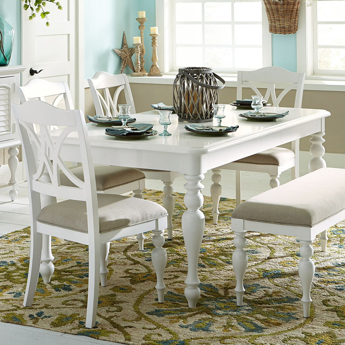 607-T4078 - Rectangular Leg Table - Liberty Furniture