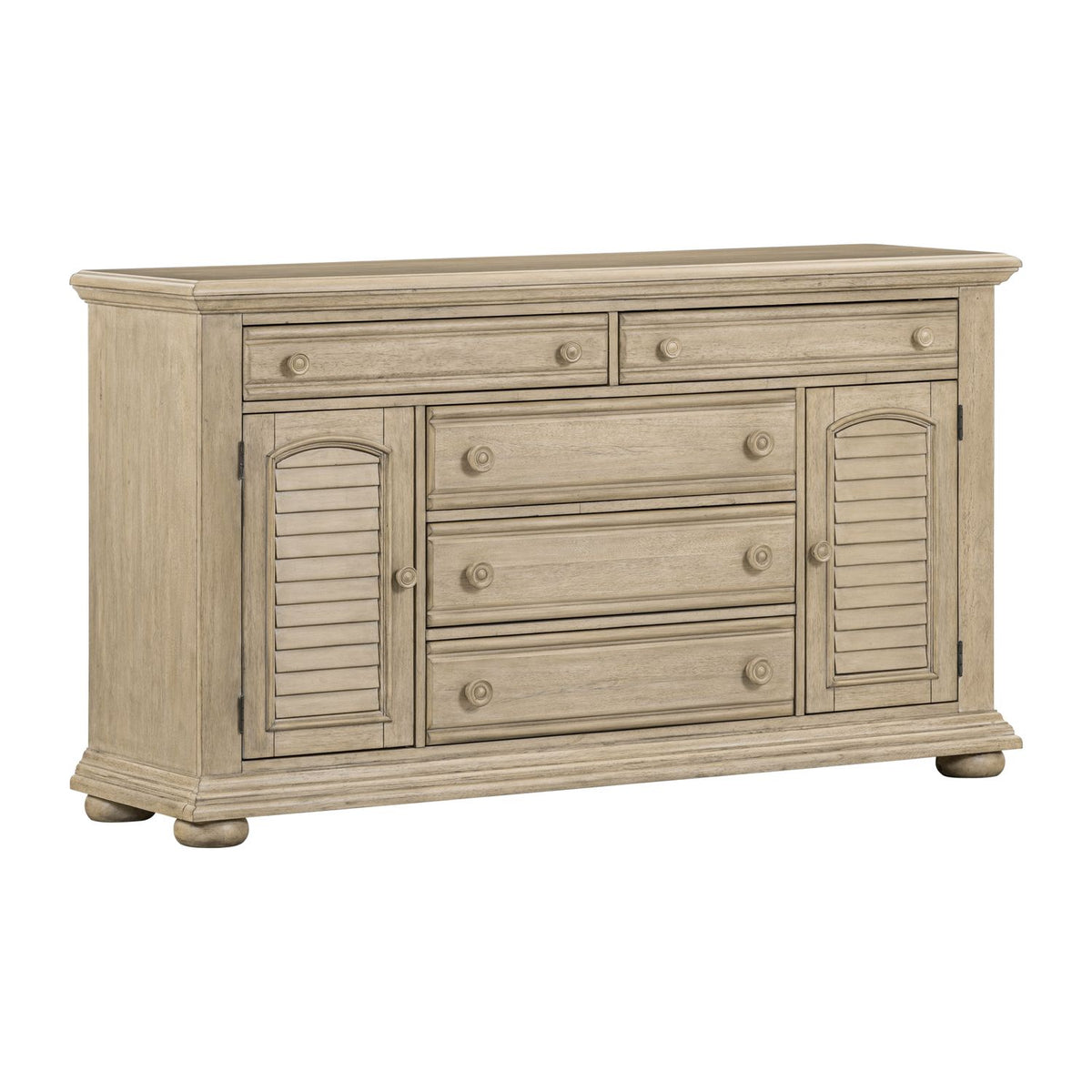 607N-BR32 - 2 Door 5 Drawer Dresser - Liberty Furniture