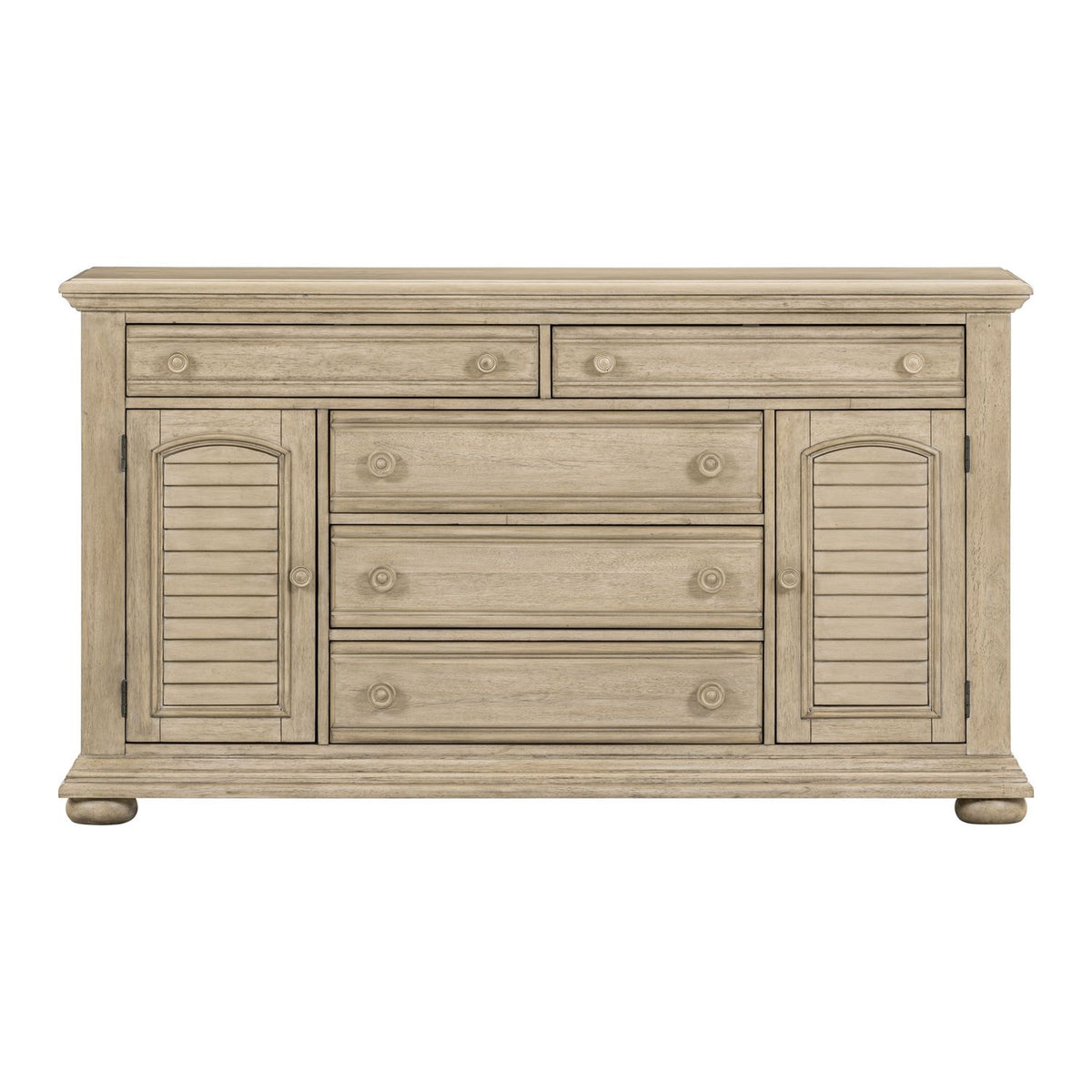 607N-BR32 - 2 Door 5 Drawer Dresser - Liberty Furniture