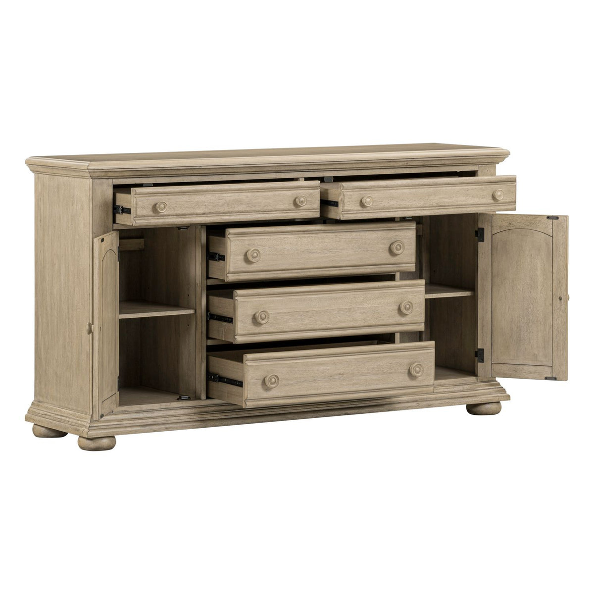 607N-BR32 - 2 Door 5 Drawer Dresser - Liberty Furniture