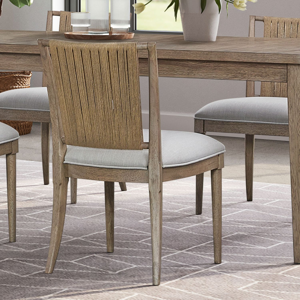 611-C9001S - Corded Back Side Chair (RTA) - Liberty Furniture