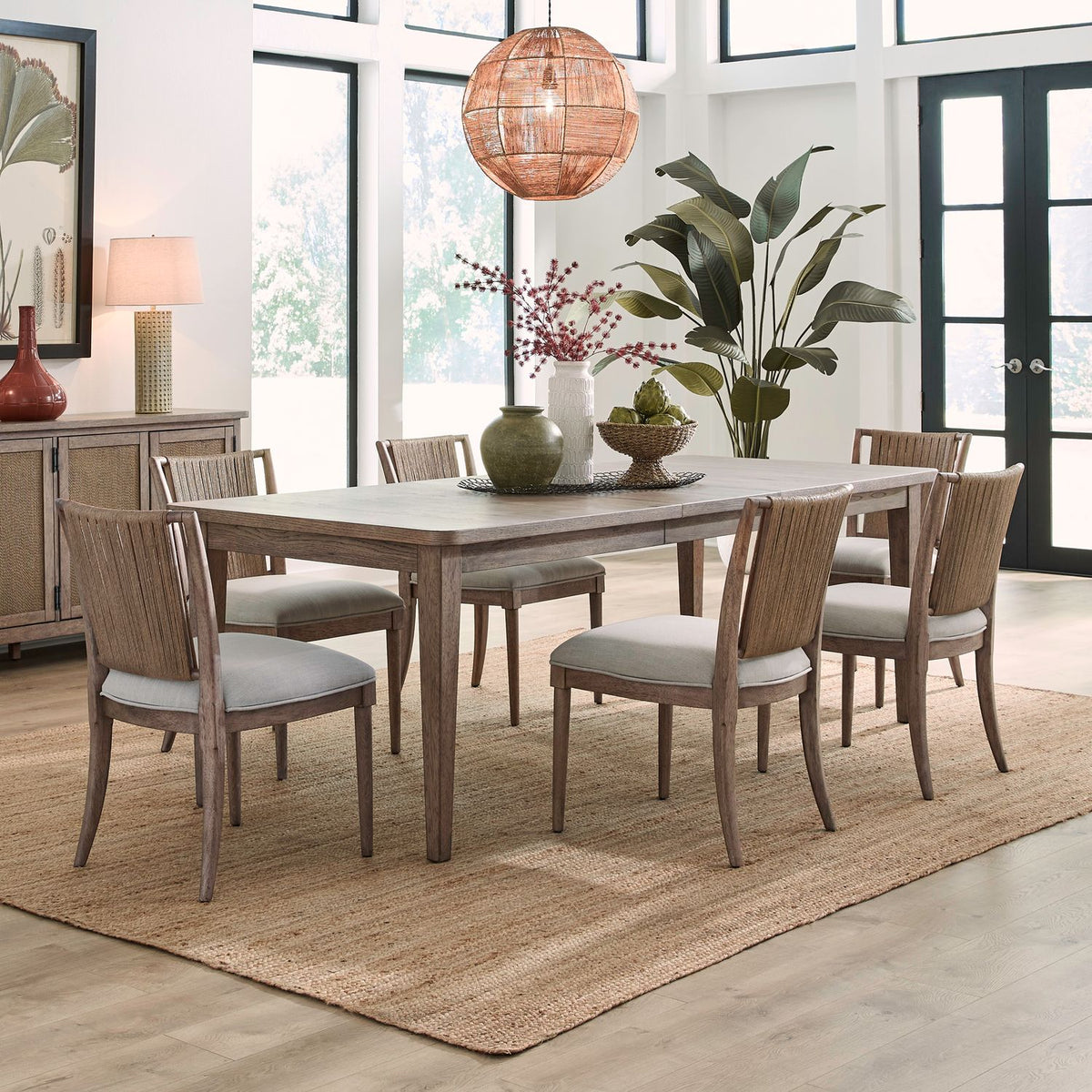611-CD-7RLS - 7 Piece Rectangular Table Set - Liberty Furniture