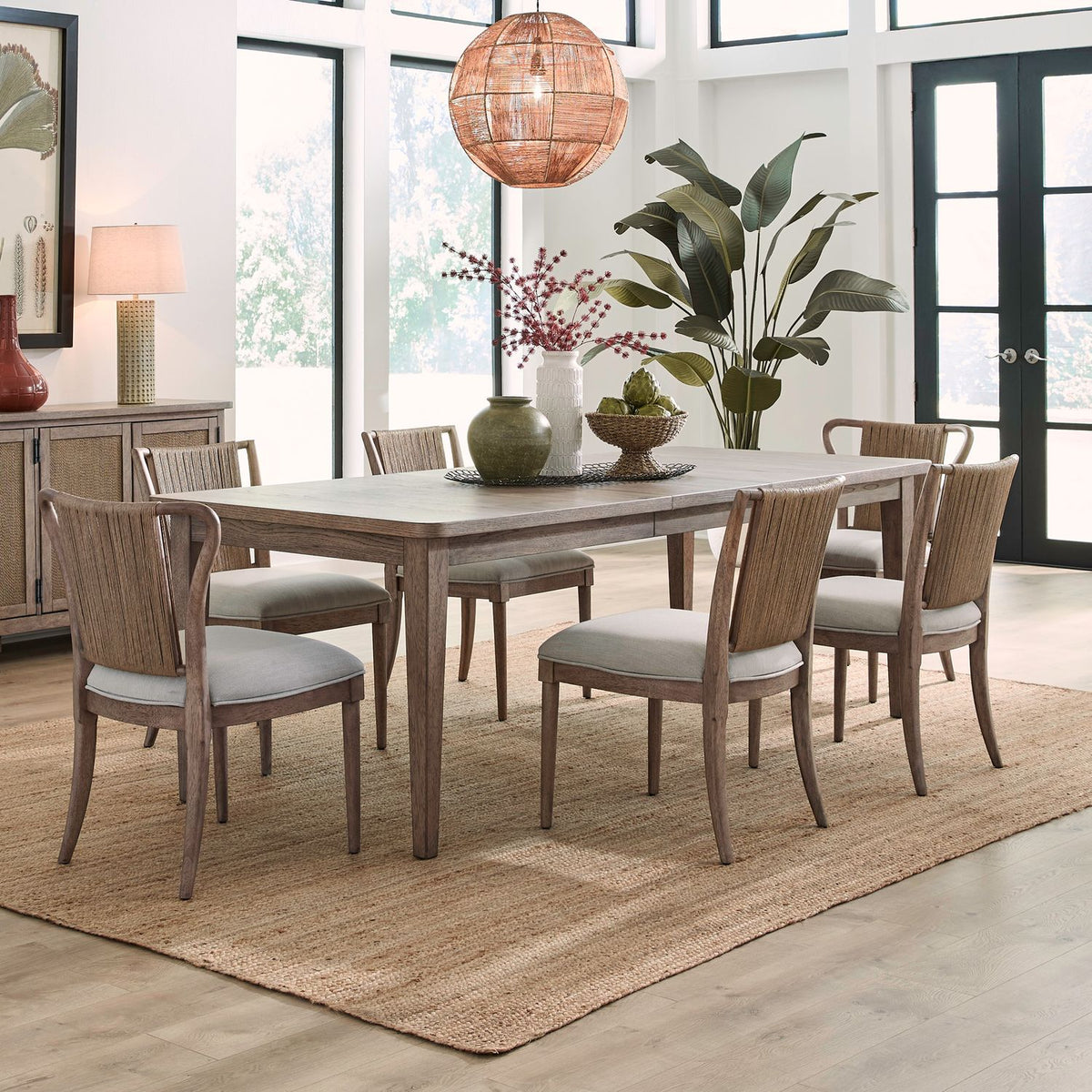 611-CD-A7RLS - Alt 7 Piece Rectangular Table Set - Liberty Furniture