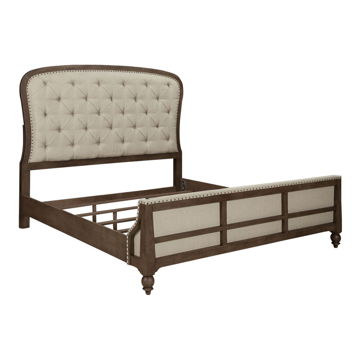 615-BR-QSHDMCN - Queen Shelter Bed, Dresser & Mirror, Chest, Night Stand - Liberty Furniture