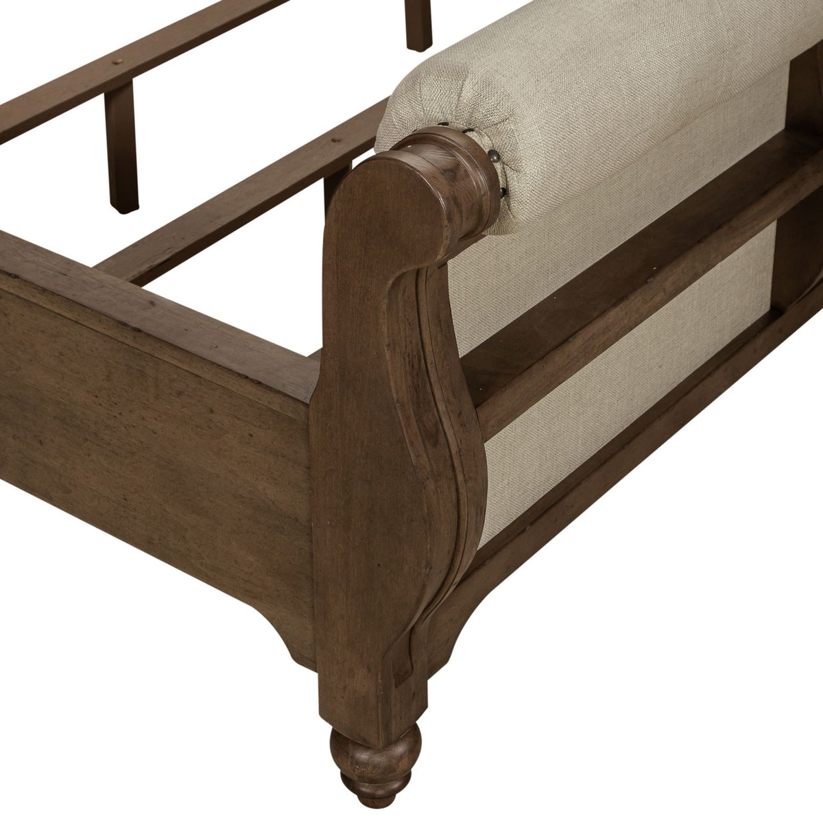 615-BR22FU - King Uph Sleigh Footboard - Liberty Furniture