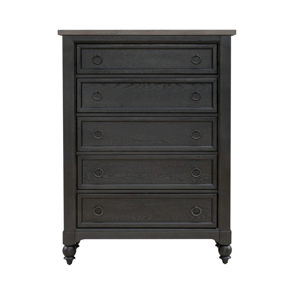 615-BR41-B - 5 Drawer Chest - Black - Liberty Furniture