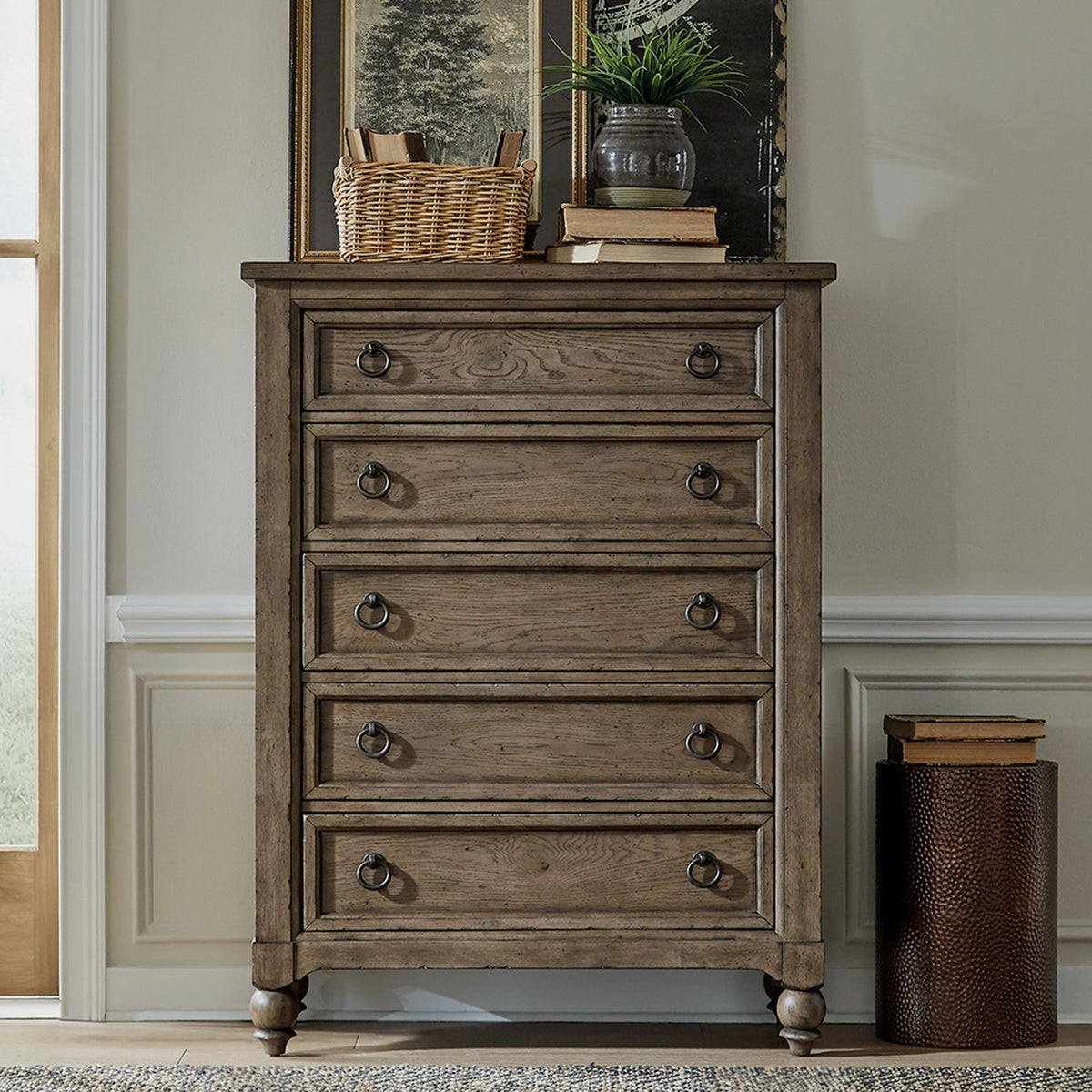 615-BR41 - 5 Drawer Chest - Liberty Furniture