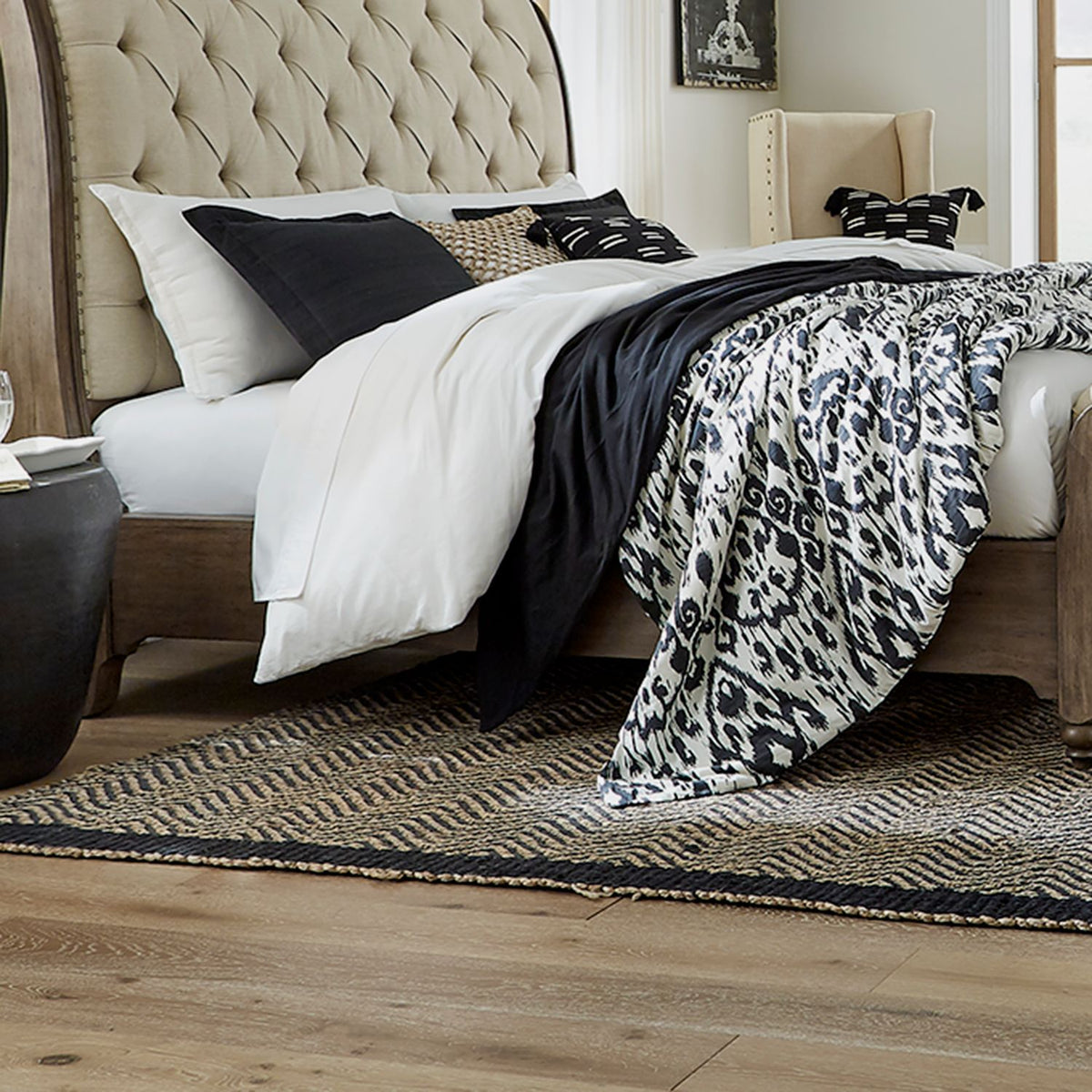 615-BR92C - Cali King Sleigh Bed Rails - Liberty Furniture