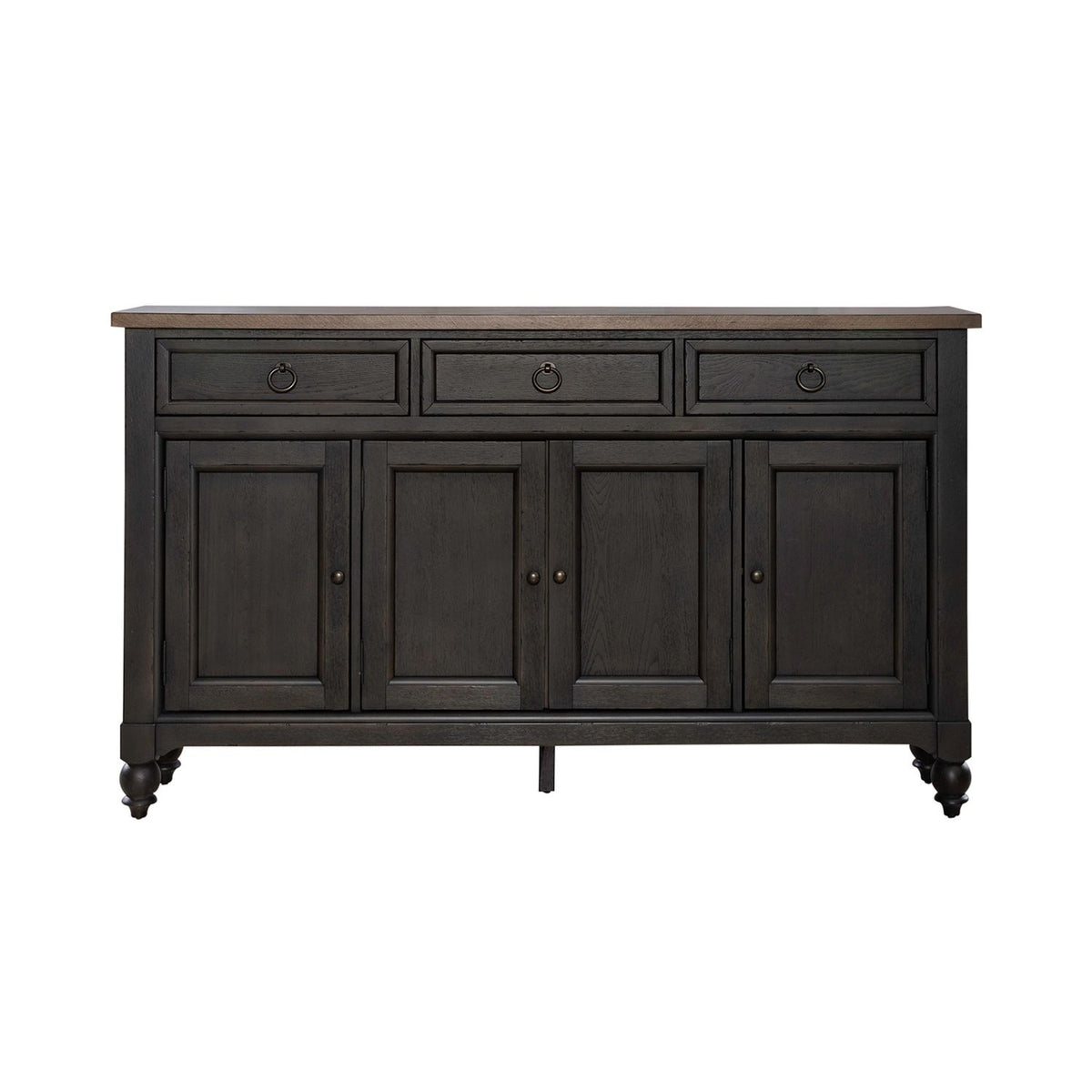 615-HB7242-B - Hall Buffet- Black - Liberty Furniture