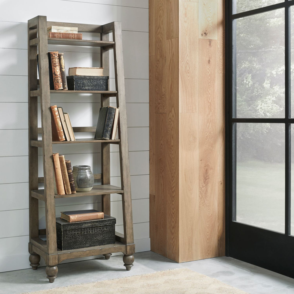 615-HO201 - Leaning Pier Bookcase - Liberty Furniture